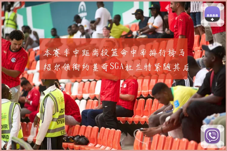 本赛季中距离投篮命中率排行榜马绍尔领衔约基奇SGA杜兰特紧随其后
